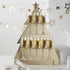 Gold Christmas Tree Shaped <br> Drinks Stand